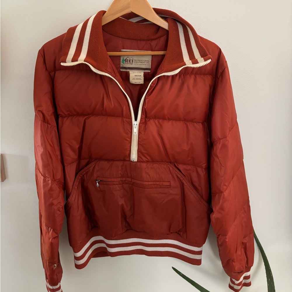 Vintage REI Co-op Rust Puffer Jacket